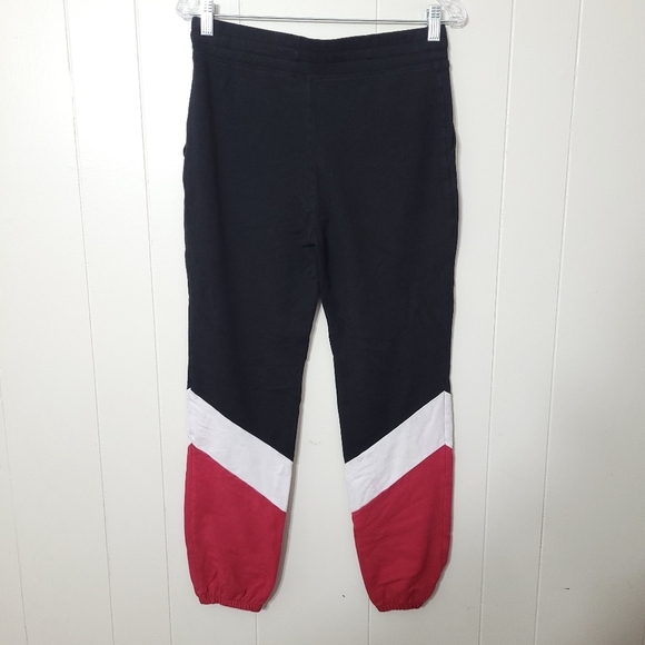 Good American Colorblock Sweatpants Jogger Size 2 - Picture 4 of 10